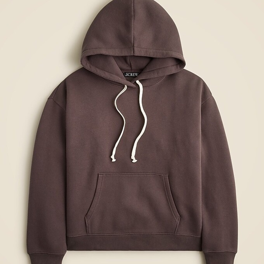 NWT J Crew Women's Heritage Fleece Hoodie. NEW. Size Medium